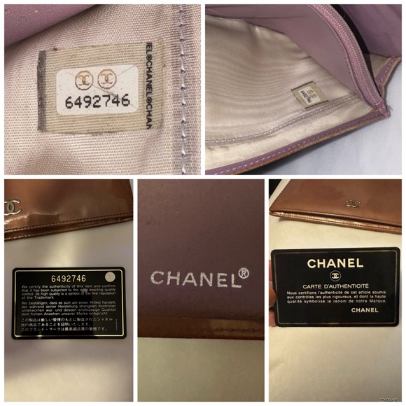 AUTHENTIC CHANEL Vintage 2000 Patent Leather Interlocking C CC Long Wallet y2k - Picture 12 of 16